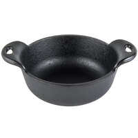 Lodge HMSB 12 oz. Pre-Seasoned Heat-Treated Mini Cast Iron Round Serving Bowl