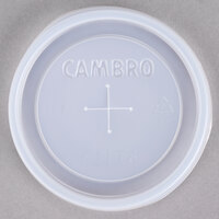 Cambro CLLT8 Disposable Translucent Lid with Straw Slot - 2000/Case