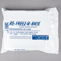 Polar Tech 64 oz. Re-Freez-R-Brix Foam Freeze Pack - 12/Case