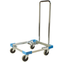 Carlisle C2222A14 Aluminum Glass Rack Dolly with Handle