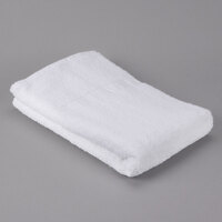 Oxford Gold Cam 24" x 54" Cotton/Poly with 100% Cotton Loops Bath Towel with Cam Border 12.5 lb. - 12/Pack