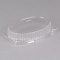 Dart CL9PR 9" Clear Plastic Oval Dome Platter Cover - 500/Case