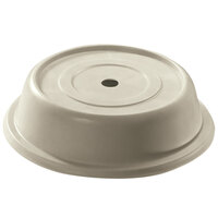 Cambro 1012VS101 Versa Antique Parchment Camcover 10 3/4" Round Plate Cover - 12/Case