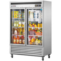 Turbo Air TSR-49GSD-N Super Deluxe 54" Glass Door Reach In Refrigerator