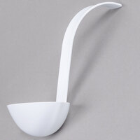 Fineline 3305-WH Platter Pleasers 5 oz. White Plastic Punch / Serving Disposable Ladle - 48/Case