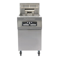 Frymaster RE180 80 lb. High Production Electric Floor Fryer with CM3.5 Controls - 208V, 3 Phase, 17 KW