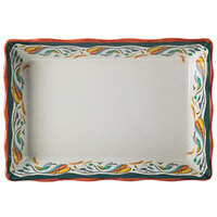 GET ML-88-BF Bella Fresco 13 3/4" x 9 1/2" Melamine Tray - 6/Case