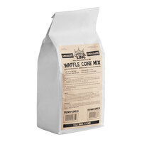 Carnival King Chocolate Waffle Cone Mix 5 lb. Bag   - 6/Case