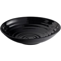 GET ML-75-BK Milano Black 4 Qt. Round Bowl - 6/Case