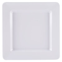 GET ML-12-W Milano 12" White Square Plate - 12/Case