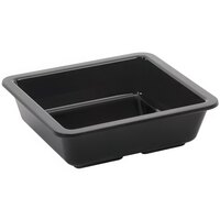 GET ML-122-BK Milano Black 6 oz. Square Side Dish - 12/Case