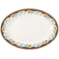 GET OP-621-BF Bella Fresco 21" x 15" Melamine Oval Platter - 12/Case