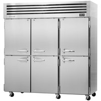 Turbo Air PRO-77-6F-N 78" Premiere Pro Series Solid Half Door Reach in Freezer