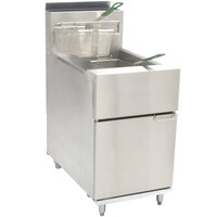 Dean SR62G Super Runner Liquid Propane Floor Fryer 60-75 lb.