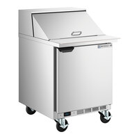 Beverage-Air SPE27HC-12M-B Elite Series 27" 1 Door Mega Top Refrigerated Sandwich Prep Table