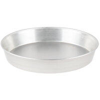 American Metalcraft T90102 10" x 2" Tin-Plated Steel Tapered / Nesting Deep Dish Pizza Pan