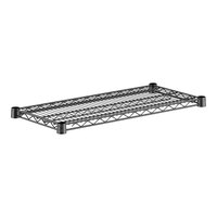 Regency 14" x 30" NSF Black Epoxy Wire Shelf