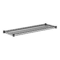 Regency 14" x 42" NSF Black Epoxy Wire Shelf