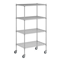 Regency 24" x 36" x 70" NSF Chrome 4-Shelf Kit