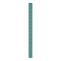 Regency 14" NSF Green Epoxy Mobile Shelving Post