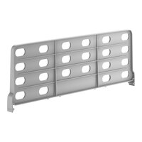 Cambro CSSD248151 Camshelving® Gray ABS Plastic Shelf Divider for 24" Premium, Elements and Elements XTRA Series