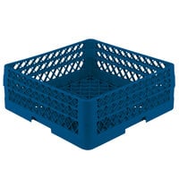 Vollrath TR1AA Traex® Full-Size Royal Blue 7 1/4" Open Rack with 2 Extenders