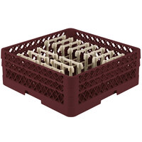 Vollrath TR3AAP14 Traex® Burgundy Extended Peg Rack for 12 1/4" Diameter Plates