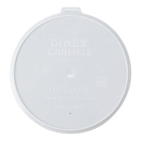 Dinex DX3300RL Turnbury Translucent Reusable Lid for Dinex DX3300 Turnbury 9 oz. Insulated Pedestal Based Bowl - 250/Case