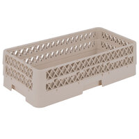 Vollrath HR1AA Traex® Half-Size Beige 5 9/16" Open Rack with 2 Extenders
