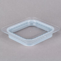 Cambro 60CWGL135 Camwear 1/6 Size Clear Polycarbonate GripLid