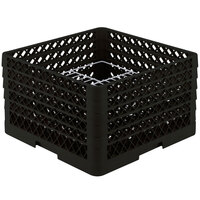 Vollrath PM2011-5 Traex® Plate Crate Black 20 Compartment Plate Rack - Holds 10" to 10 3/4" Plates