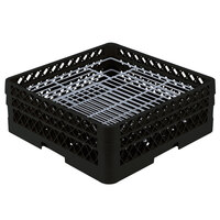 Vollrath PM4806-2 Traex® Plate Crate Black 48 Compartment Plate Rack - Holds 5" to 6" Plates