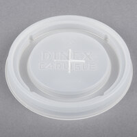 Dinex DX5600ST8714 Translucent Disposable Lid with Straw Slot for Dinex DXFT607 6 oz. Clear Fenwick SAN Tumbler - 1000/Case