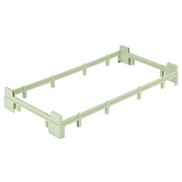 Vollrath 52315 Signature Half-Size Light Green Glass Rack Riser