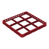 Vollrath TRF-02 Traex® Full-Size Red 9 Compartment Glass Rack Extender