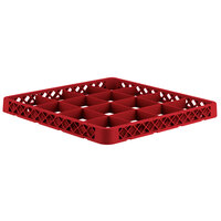 Vollrath TRD-02 Traex® Full-Size Red 16 Compartment Glass Rack Extender