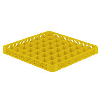 Vollrath TRE-08 Traex® Full-Size Yellow 49 Compartment Glass Rack Extender