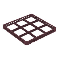 Vollrath TRF-21 Traex® Full-Size Burgundy 9 Compartment Glass Rack Extender