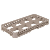 Vollrath HRB Traex® Half-Size Beige 8 Compartment Glass Rack Extender