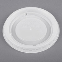 Dinex DX21259000 Translucent Disposable Lid for Bowls, Mugs, and Tumblers - 2,000/Case