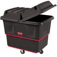 Rubbermaid FG471600BLA Black 16 Cu. Ft. Utility Cube Truck (1000 lb.)