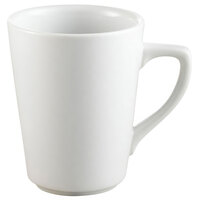 CAC VC-8-P Super White 8.5 oz. Clinton Rolled Edge Victory Mug - 36/Case