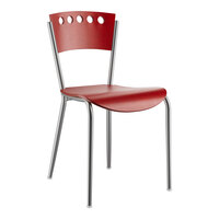 Lancaster Table & Seating Mahogany Finish Cafe Chair