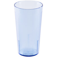 Cambro 1600P401 Colorware 16.4 oz. Slate Blue Customizable SAN Plastic Tumbler - 72/Case