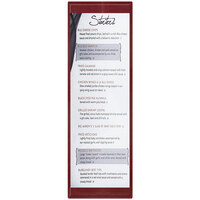 Menu Solutions K22BD BURG K22-Kent 4 1/4" x 14" Single Panel / Double-Sided Burgundy Menu Board