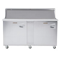 Traulsen UPT6024-LL 60" 2 Left Hinged Door Refrigerated Sandwich Prep Table