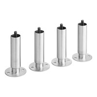 Beverage-Air 00C31-055A 6" Seismic Legs for Refrigeration Units - 4/Set