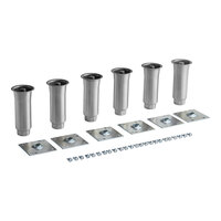 Beverage-Air 00C31-032ABB 6" Adjustable Legs for Bottle Coolers - 6/Set