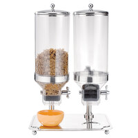 Eastern Tabletop 7822 Park Avenue 11.4 Liter Double Canister Cereal Dispenser