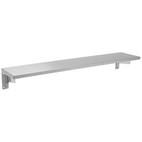 Advance Tabco TTS-3D Stainless Steel Solid Tray Slide with Drop-Down Brackets - 47 1/8" x 10"